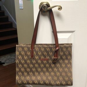 Never used Dooney & Bourke brown signature tote